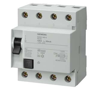 Siemens RCCB125/300mA  4P